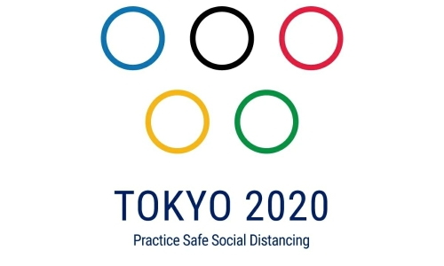 国外网友为东京奥运会设计了全新logo，还取名为《隔离》